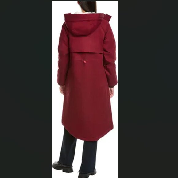 NEW HUNTER Acacia Rubberized Rain Jacket in Rose for women 1225 8m4 - Picture 2 of 6